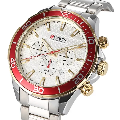 CURREN 8309 — Reloj de hombre en acero inoxidable