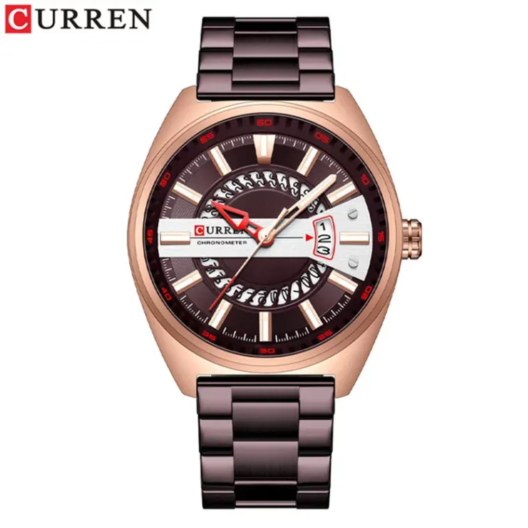 CURREN 8403 · Reloj de hombre 44 mm en brazalete de acero